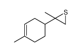 2-methyl-2-(4-methylcyclohex-3-en-1-yl)thiirane结构式