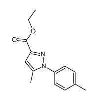 Ethyl 5-methyl-1-(4-methylphenyl)-1H-pyrazole-3-carboxylate Structure