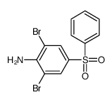 4-(benzenesulfonyl)-2,6-dibromoaniline Structure