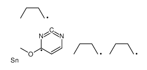 6-Methoxy-2-(tributylstannyl)pyrimidine Structure