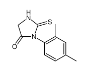 3-(2,4-DIMETHYLPHENYL)-2-MERCAPTO-3,5-DIHYDRO-4H-IMIDAZOL-4-ONE结构式