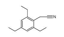 BENZENEACETONITRILE, 2,4,6-TRIETHYL-结构式