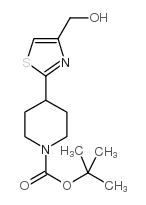 tert-butyl 4-[4-(hydroxymethyl)-1,3-thiazol-2-yl]piperidine-1-carboxylate structure