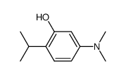 5-Dimethylamino-2-isopropyl-phenol Structure