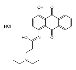 1-(omega-diethylaminopropylamido)-4-hydroxy-9,10-anthracenedione picture