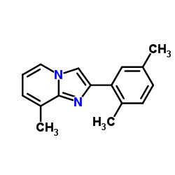 2-(2,5-Dimethylphenyl)-8-methylimidazo[1,2-a]pyridine结构式