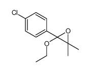 2-(4-chlorophenyl)-2-ethoxy-3,3-dimethyloxirane Structure