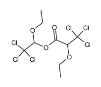 ethoxy(trichloromethyl)methyl ethoxy(trichloromethyl)acetate Structure