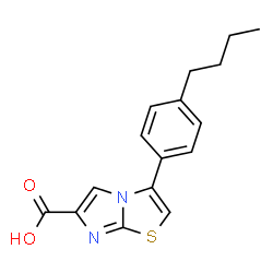 3-(4-BUTYLPHENYL)IMIDAZO[2,1-B]THIAZOLE-6-CARBOXYLIC ACID picture