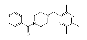 pyridin-4-yl-[4-[(3,5,6-trimethylpyrazin-2-yl)methyl]piperazin-1-yl]methanone结构式