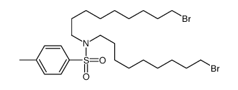 N,N-bis(9-bromononyl)-4-methylbenzenesulfonamide结构式