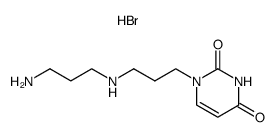 N-<3-(1-uracilyl)propyl>trimethylenediamine dihydrobromide Structure