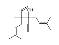 6-ethenyl-5-ethynyl-2,6,9-trimethyldeca-2,8-dien-5-ol Structure