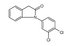 2H-Indol-2-one, 1-(3,4-dichlorophenyl)-1,3-dihydro Structure