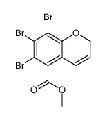 methyl 6,7,8-tribromo-2H-chromene-5-carboxylate Structure