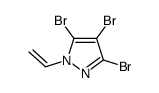 3,4,5-tribromo-1-ethenylpyrazole结构式