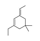 1-ethyl-3-ethylidene-5,5-dimethylcyclohexene结构式