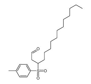 3-(4-methylphenyl)sulfonylpentadecanal结构式