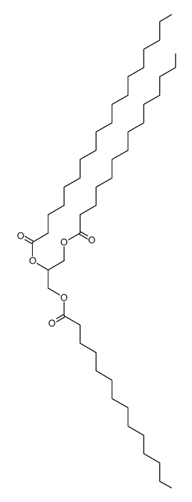 1,3-bis-myristoyloxy-2-stearoyloxy-propane structure