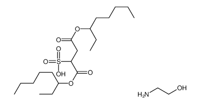 1,4-bis(ethylhexyl) 2-sulphosuccinate, compound with 2-aminoethanol (1:1) structure