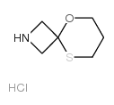 5-Oxa-9-thia-2-aza-spiro[3.5]nonane, hydrochloride结构式