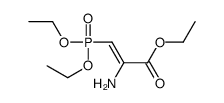 ethyl 2-amino-3-diethoxyphosphorylprop-2-enoate Structure