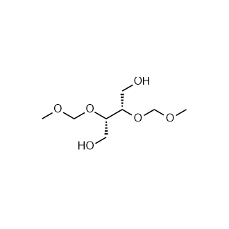 (2s,3s)-2,3-Bis(methoxymethoxy)butane-1,4-diol structure