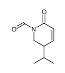 1-acetyl-5-isopropyl-5,6-dihydro-1H-pyridin-2-one结构式