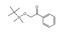 2-(tert-butyldimethylsilanyloxy)-1-phenylethan-1-one结构式