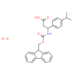 3-([(9H-FLUOREN-9-YLMETHOXY)CARBONYL]AMINO)-3-(4-ISOPROPYLPHENYL)PROPANOIC ACID HYDRATE picture