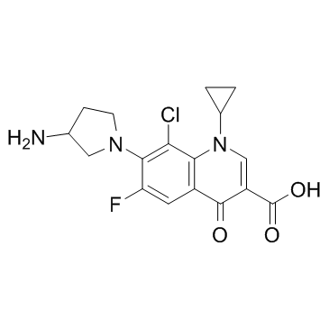 克林沙星结构式