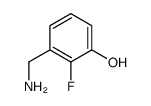 3-(Aminomethyl)-2-fluorophenol结构式