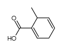 6-methylcyclohexa-1,4-dienecarboxylic acid Structure