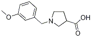 1-(3-METHOXYBENZYL)PYRROLIDINE-3-CARBOXYLICACID Structure