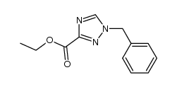 1-benzyl-1H-[1,2,4]triazole-3-carboxylic acid ethyl ester Structure