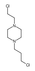 1-(2-chloroethyl)-4-(3-chloropropyl)piperazine结构式