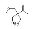 3,3-bis(hydroxymethyl)-4-methoxybutan-2-one结构式