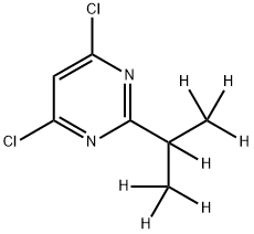 4,6-Dichloro-2-(iso-propyl-d7)-pyrimidine structure