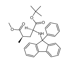 (2S,4R)-α-tert-butyl γ-methyl N-(9-(9-phenylfluorenyl))-4-methylglutamate Structure