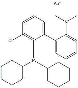 氯[2-(二环己基膦基)-2'-(N,N-二甲基氨基))-1,1'-联苯]金(I)图片