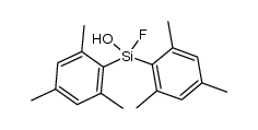 fluorodimesitylsilanol Structure