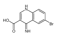 4-amino-6-bromoquinoline-3-carboxylic acid结构式