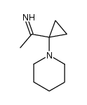 1-(1-(piperidin-1-yl)cyclopropyl)ethanimine结构式