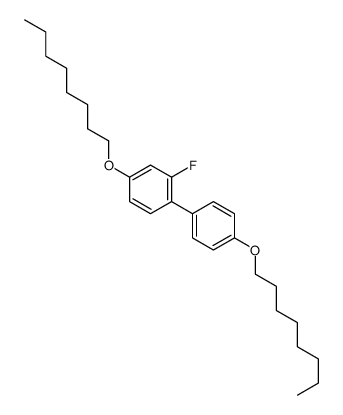 2-fluoro-4-octoxy-1-(4-octoxyphenyl)benzene结构式