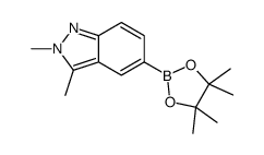 2,3-dimethyl-5-(tetramethyl-1,3,2-dioxaborolan-2-yl)-2H-indazole Structure