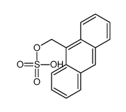 anthracen-9-ylmethyl hydrogen sulfate结构式