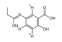 N-Propionyl Mesalazine-d3结构式