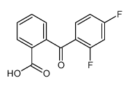 2-(2,4-difluorobenzoyl)benzoic acid结构式