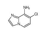 IMidazo[1,2-a]pyridin-8-amine, 7-chloro- Structure