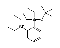 [2-[diethyl-[(2-methylpropan-2-yl)oxy]silyl]phenyl]-diethylsilicon结构式